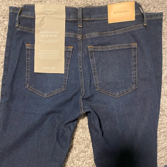 Everlane Mid Rise Skinny Jean 26R NWT - Picture 2 of 3